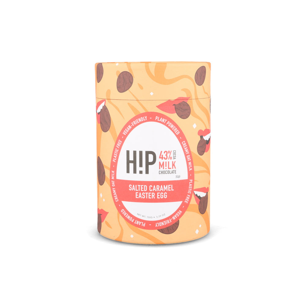H!P Salted Caramel Oat Milk Chocolate Easter Egg, 150g