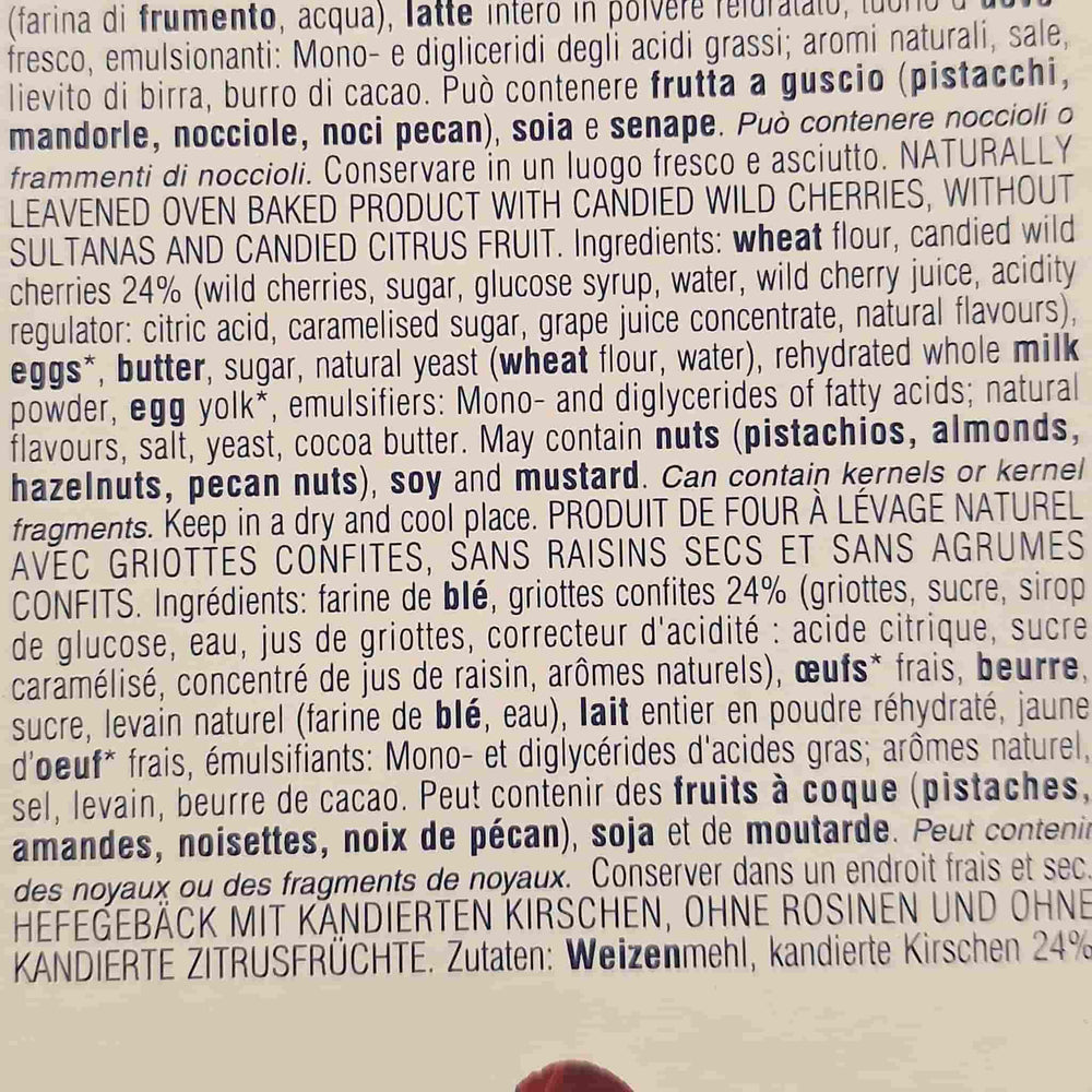 Fabbri Amarena Cherry Panettone, 500g