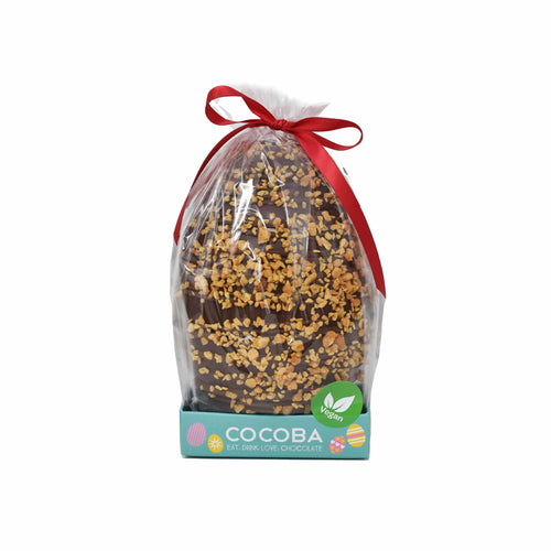 Cocoba Vegan Milk Chocolate & Honeycomb Easter Egg, 250g