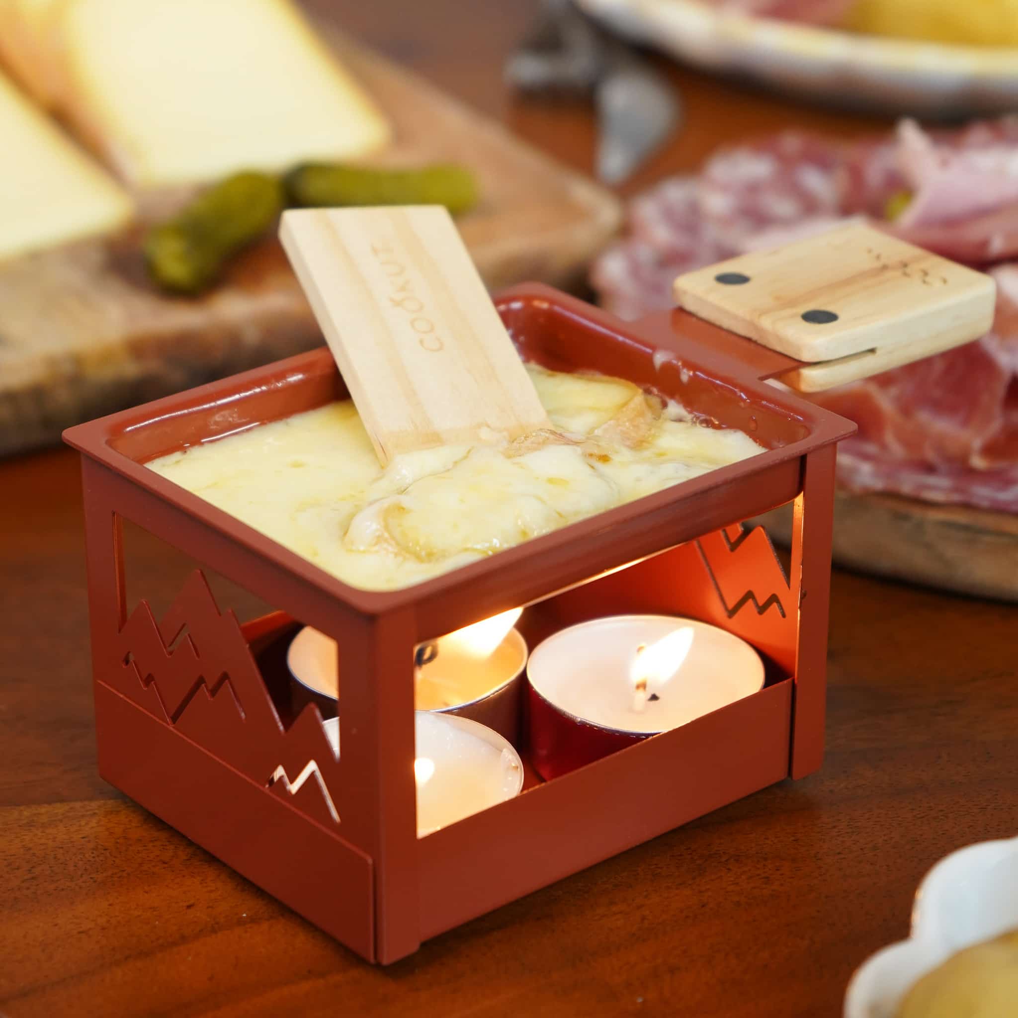 Cookut Foldable Raclette, Red | Buy online UK – Sous Chef UK