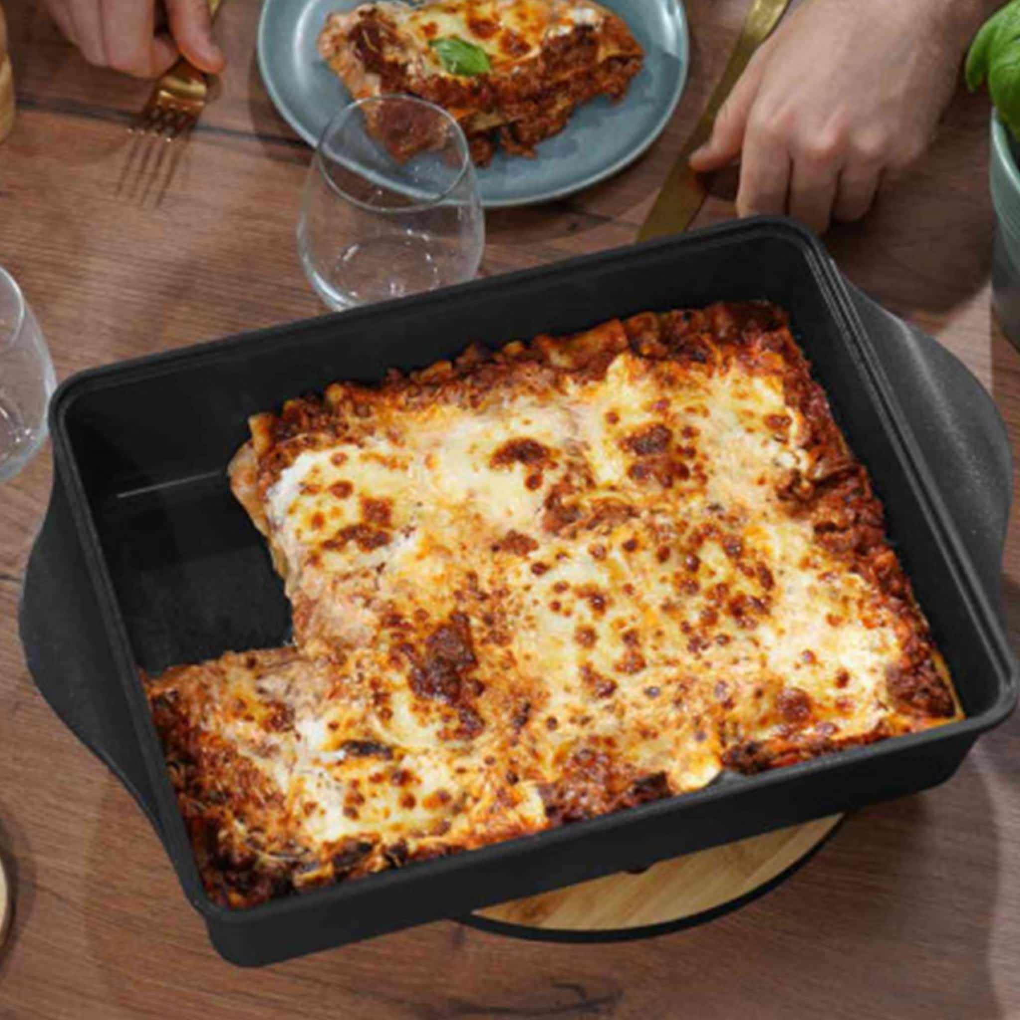 Cookut The Incredible Black Adjustable Non-Stick Roasting Pan, 40x30cm ...