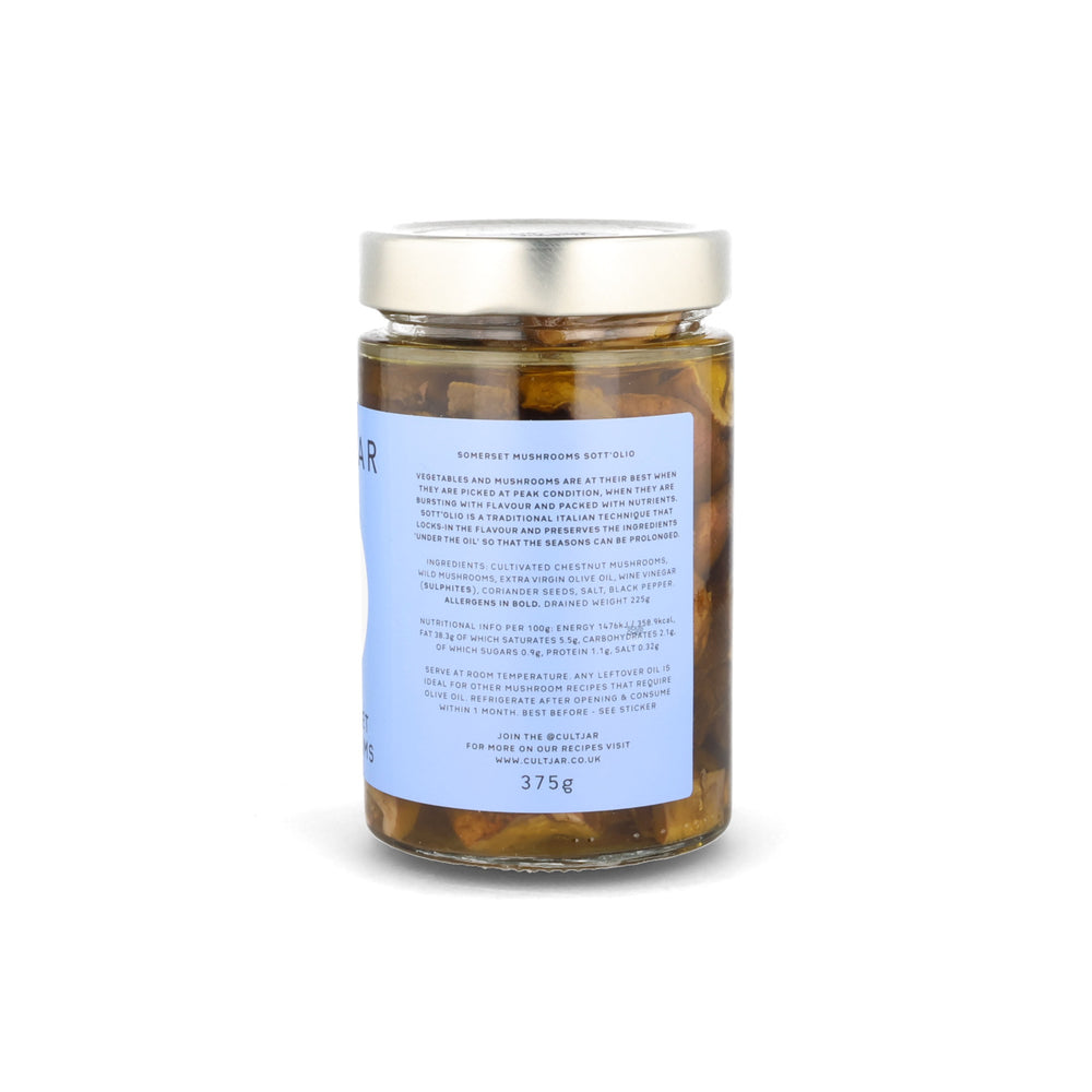 Cultjar Sott'Olio Somerset Mushroom, 370g