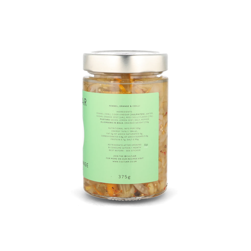 Cultjar Fennel, Orange & Chilli Pickle, 370g