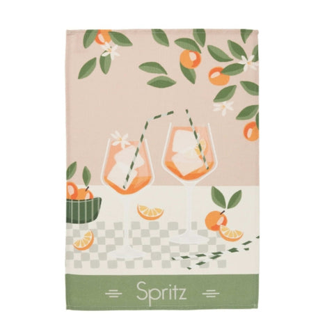 Coucke Linen Blend Tea Towel - Spritz
