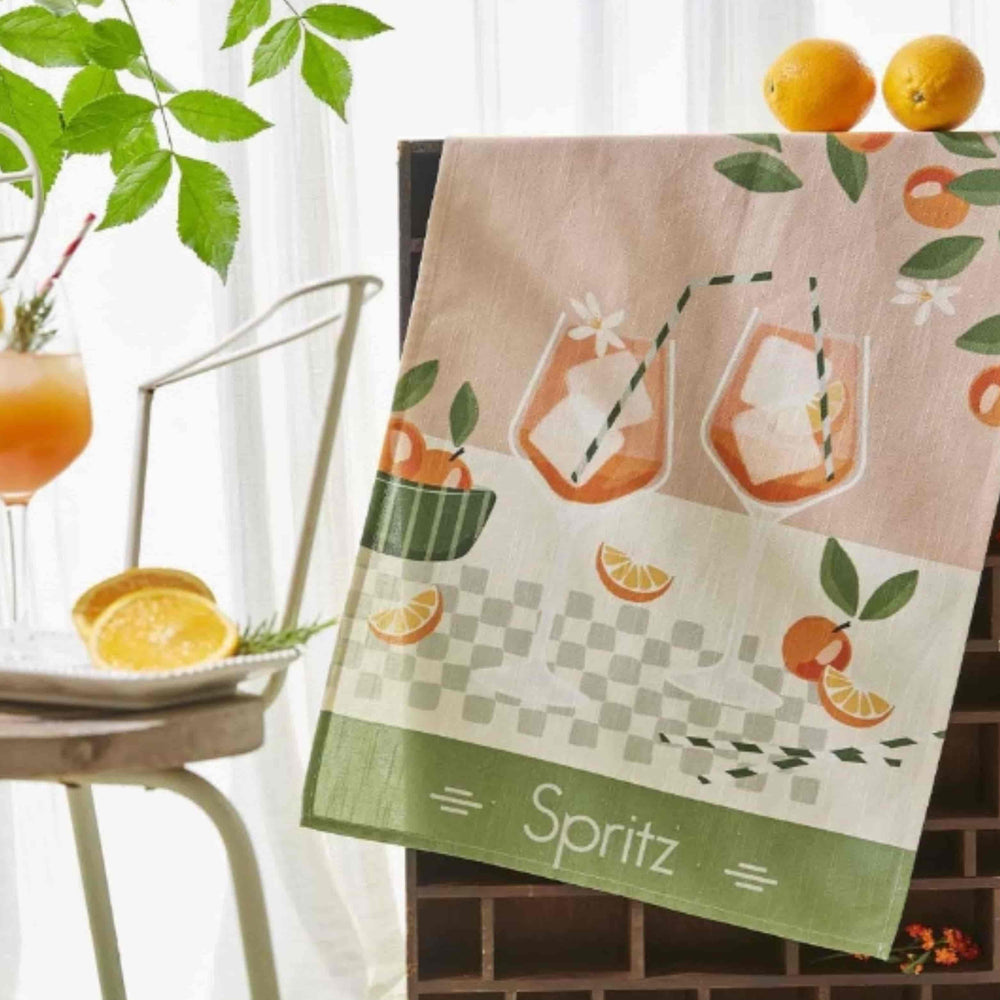 Coucke Linen Blend Tea Towel - Spritz