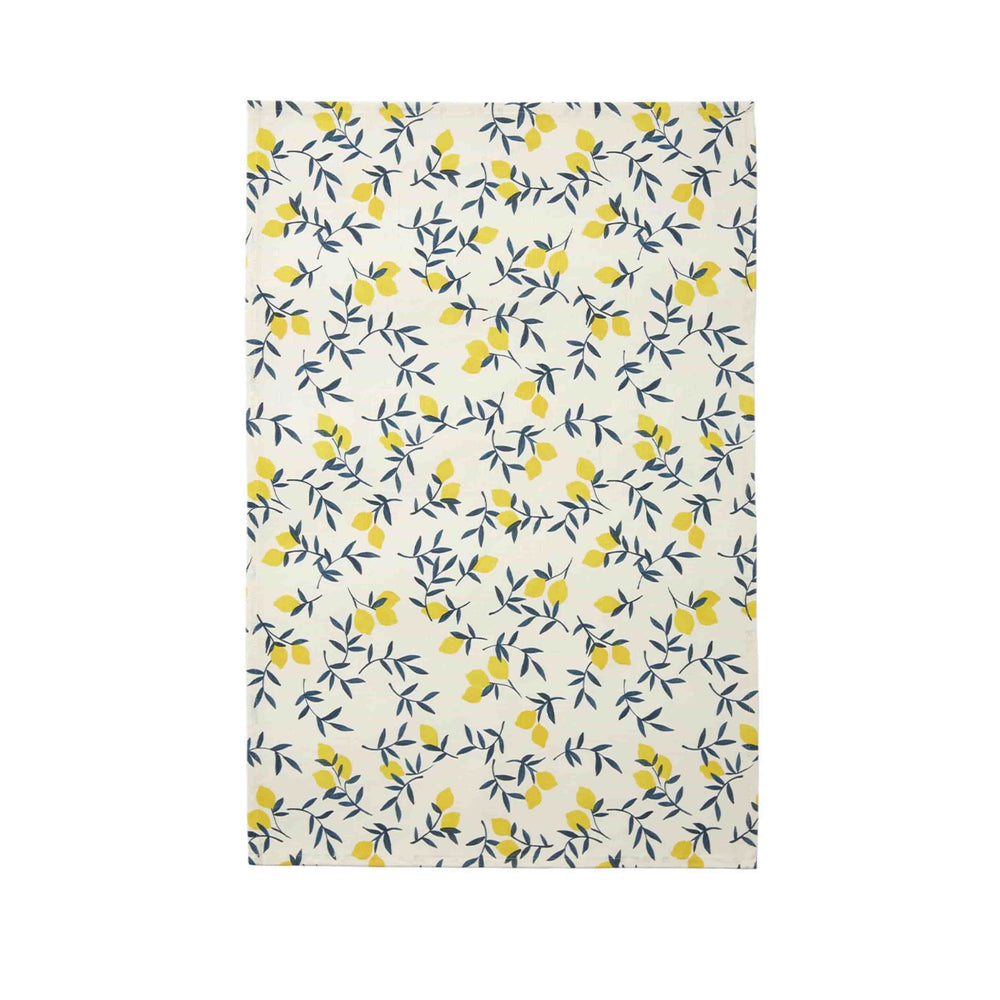 Coucke Linen Blend Tea Towel - Lemons