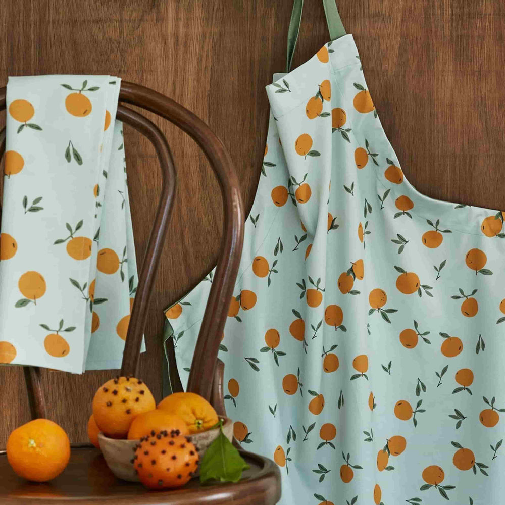 Coucke Cotton Tea Towel - Oranges