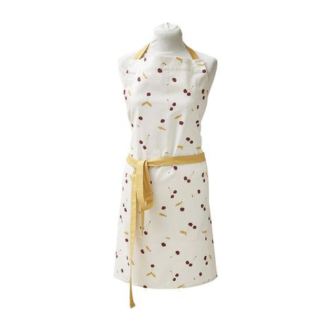 Coucke Cotton Apron - Cherries