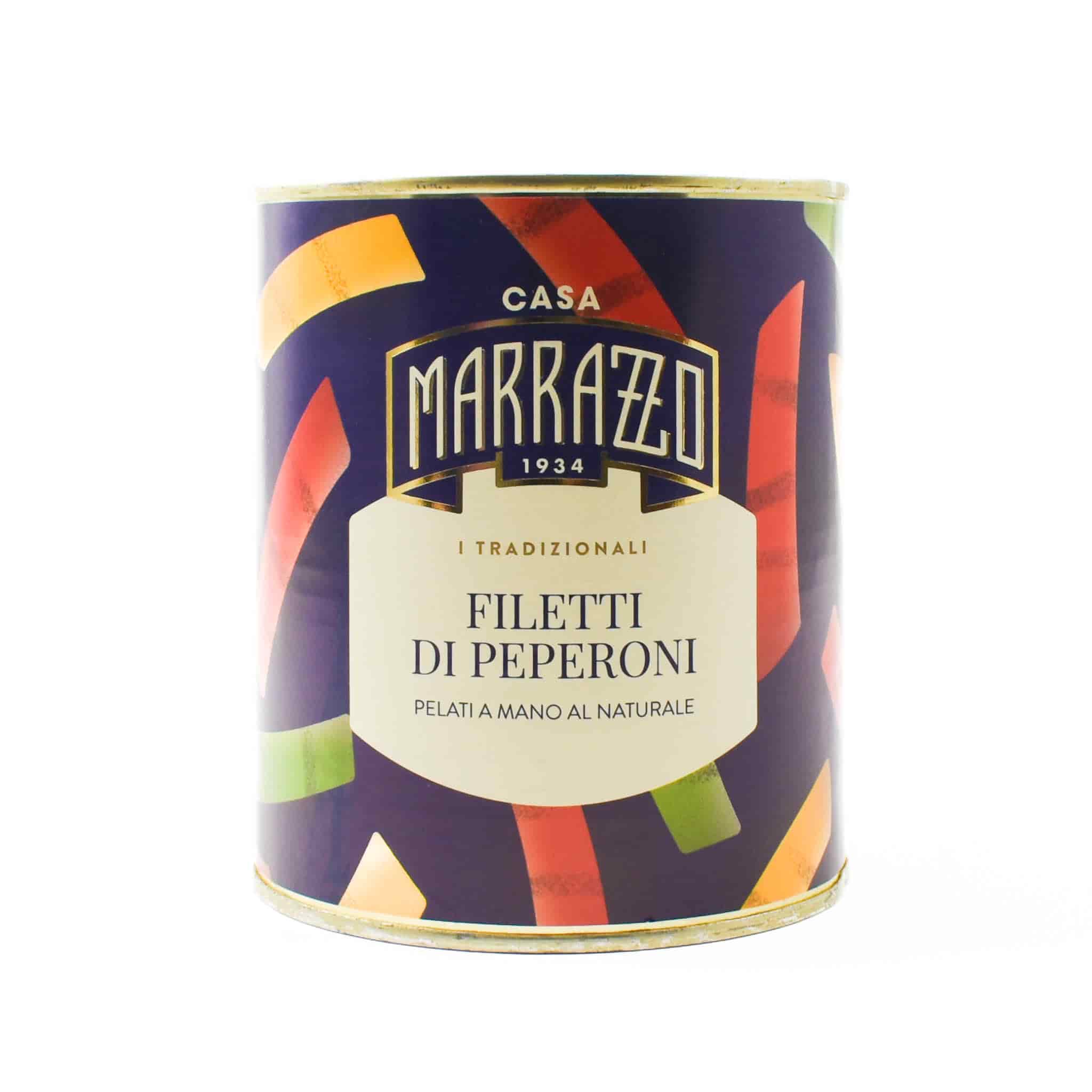 Casa Marrazzo Grilled Sliced Peppers in Water, 1kg
