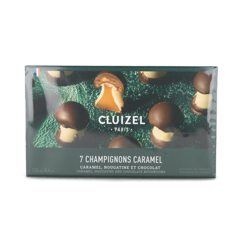 Cluizel Caramel Nougatine Chocolate Mushrooms Gift Box, 125g