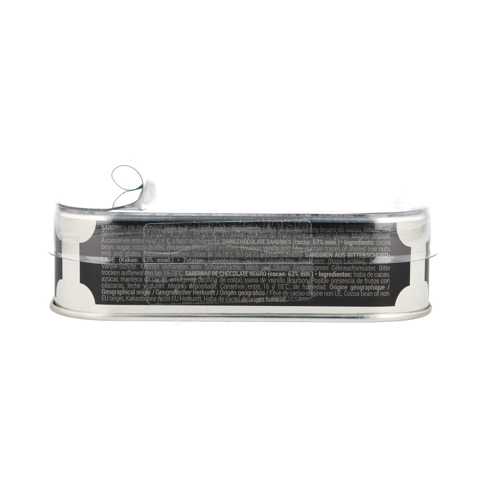 Cluizel 63% Dark Chocolate Shaped Sardines in Tin, 75g