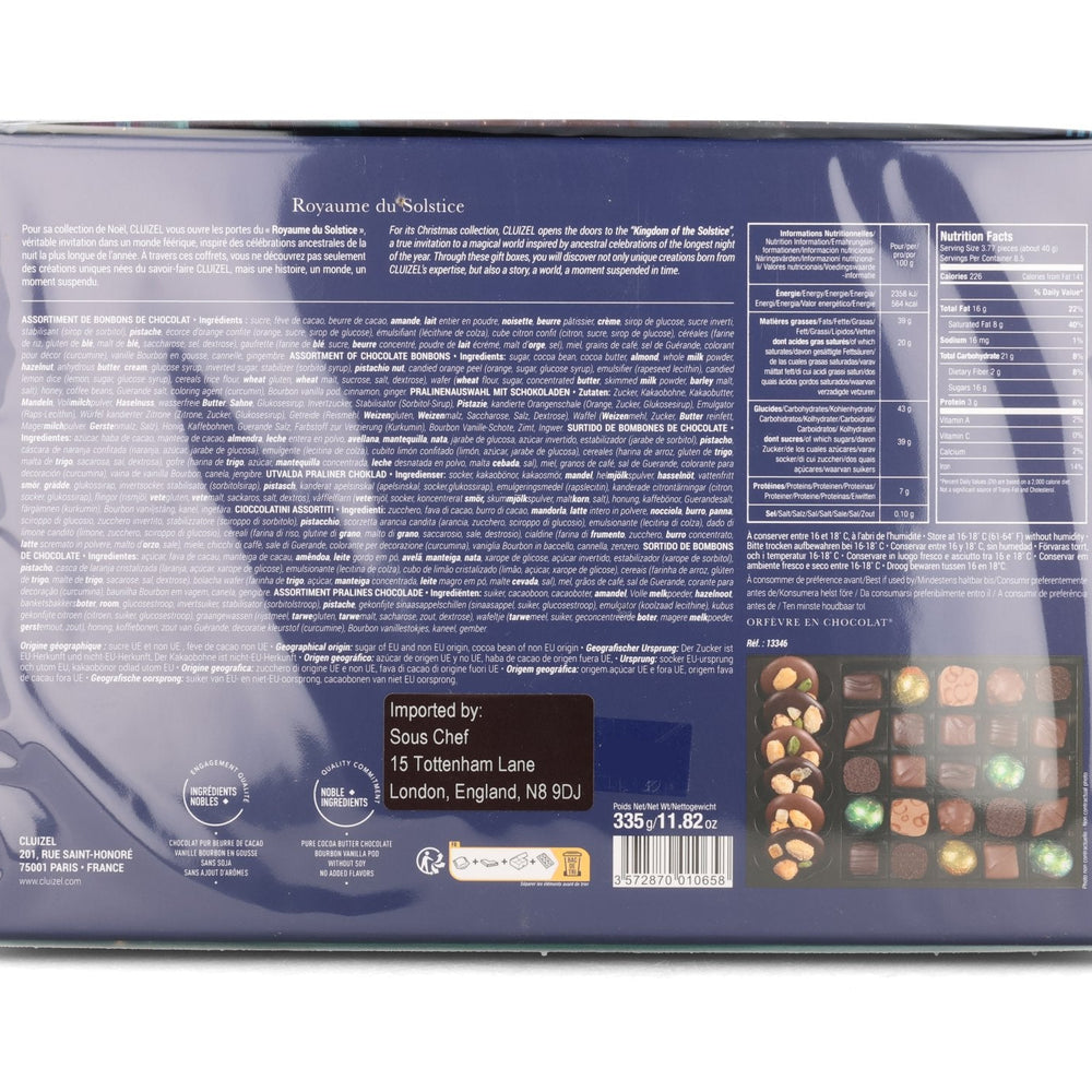 Cluizel Chocolate Selection Gift Box, 335g