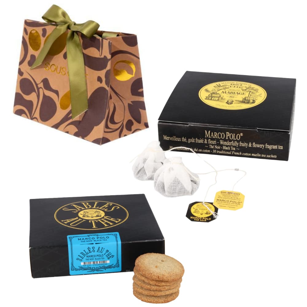 Mariage Freres Marco Polo Tea & Biscuits Bundle