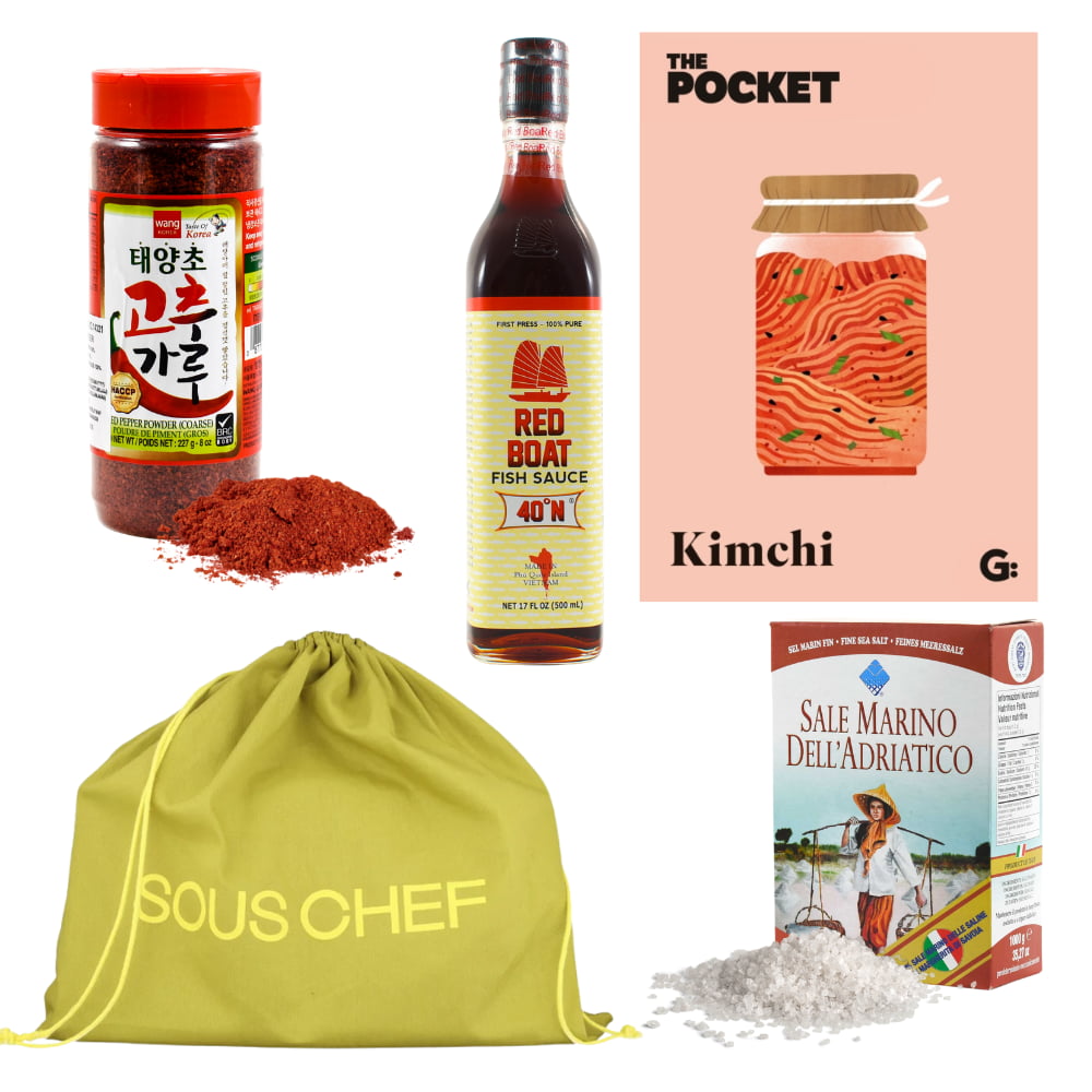 The Pocket Kimchi Cookbook & Ingredient Set