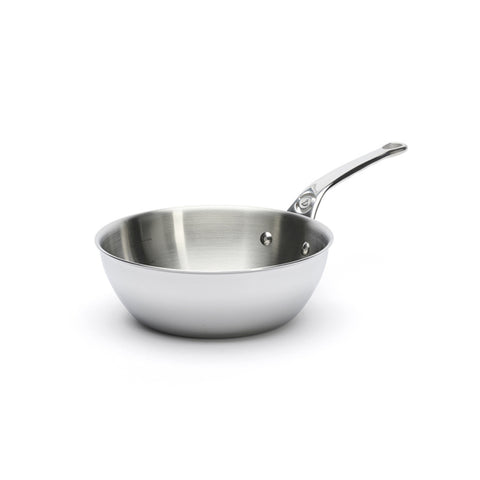 De Buyer Affinity Stainless Steel Curved Saute Pan
