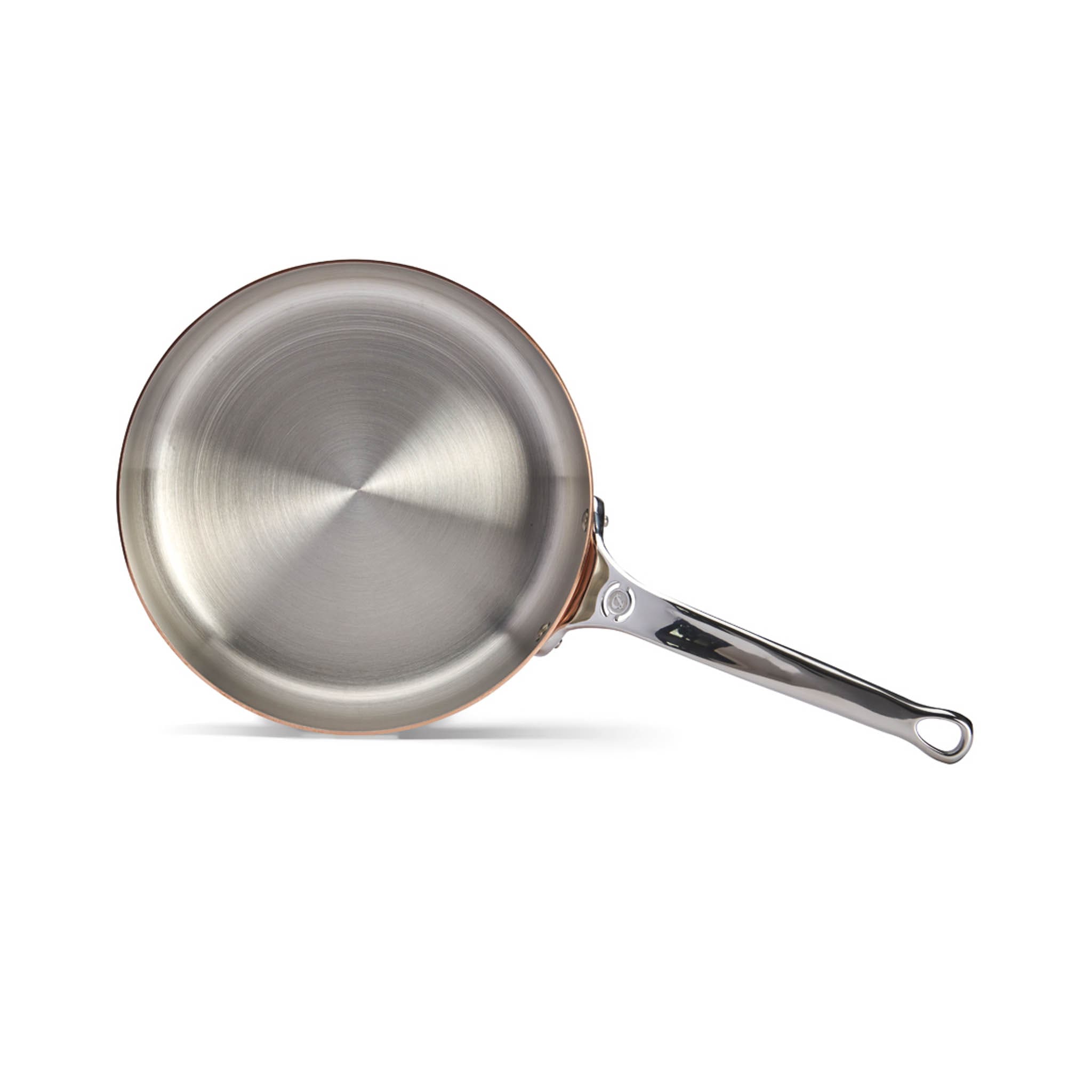 De Buyer Prima Matera Copper Saute Pan with Stainless Steel Handle, 24cm