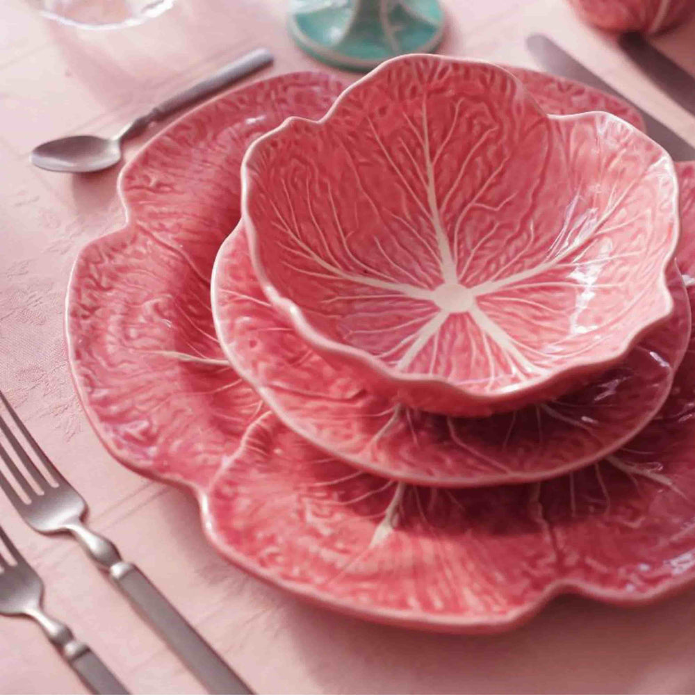 Bordallo Pinheiro Pink Cabbage Bowl, 12cm