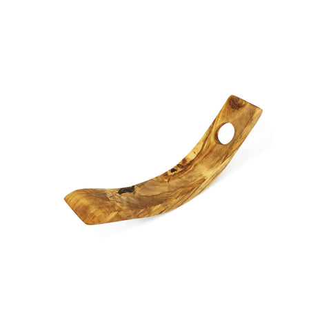 Tunisian Olive Wood Wine Bottle Holder, 30cm