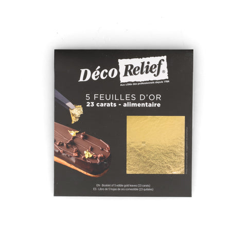 Deco Relief Edible Gold Sheets