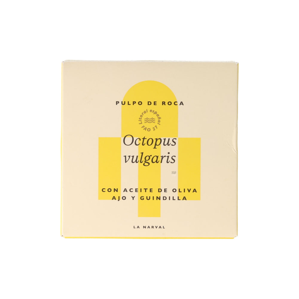 La Narval Premium Galician Octopus in Olive Oil with Garlic & Chilli, 120g