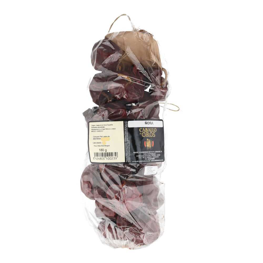 Dried Nora Peppers on String, 180g
