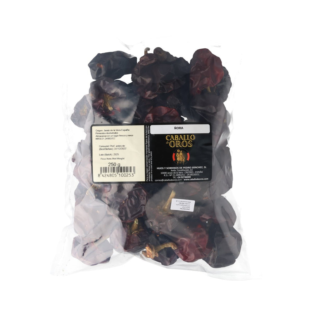 Dried Nora Peppers in Bag, 250g