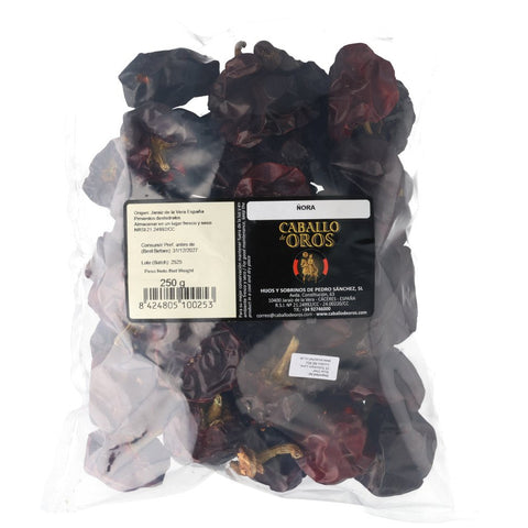 Dried Nora Peppers in Bag, 250g