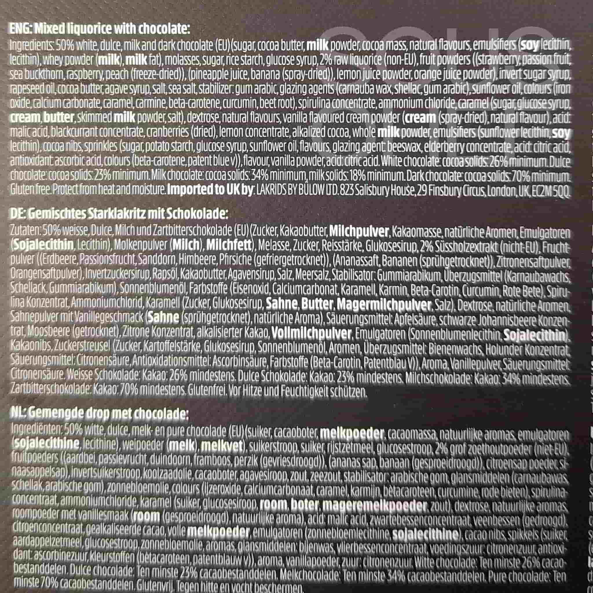 Lakrids Liquorice Advent Calendar, 345g