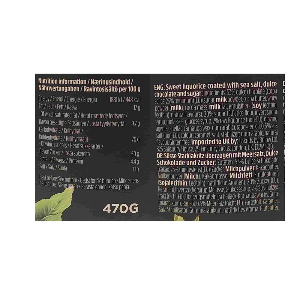 Lakrids AEGG Crispy Caramel Chocolate Coated Liquorice Easter Egg, 470g