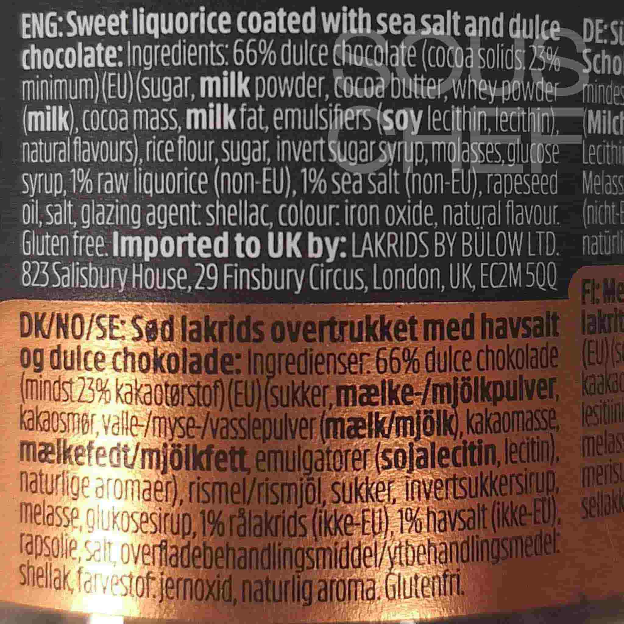 Lakrids Christmas Classic - Salty Caramel Chocolate Liquorice, 125g