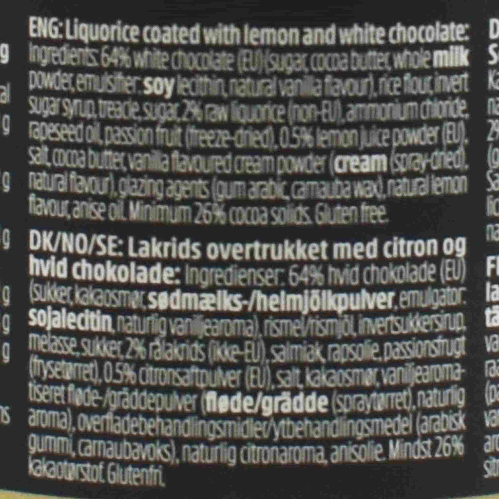 Lakrids Summer Lemon Liquorice, 125g