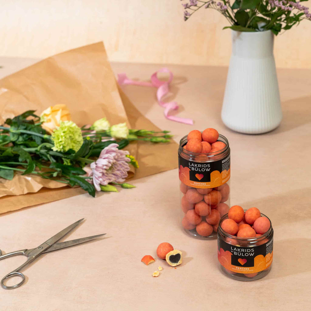 Lakrids LOVE Peach & White Chocolate Liquorice