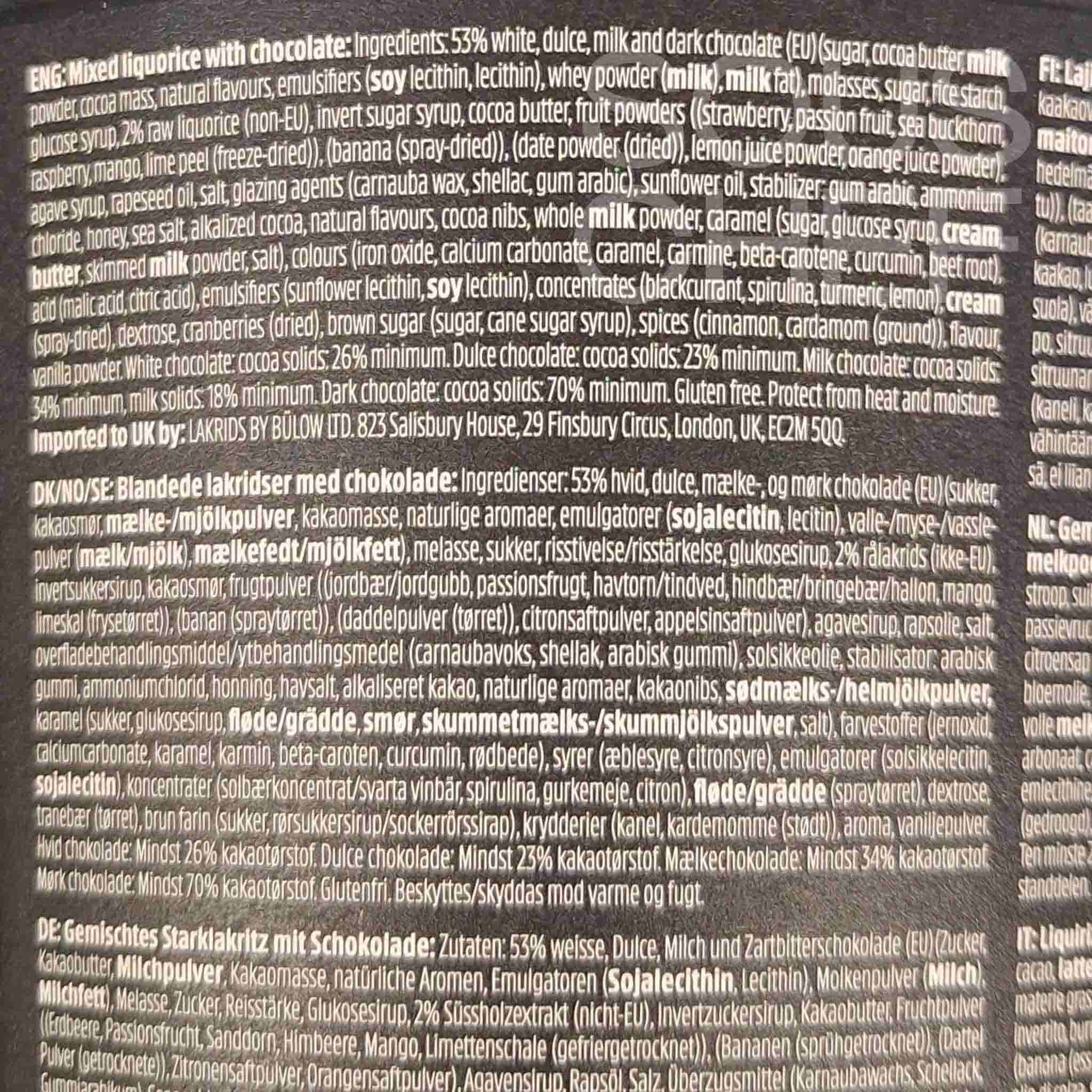 Lakrids Liquorice Advent Calendar 2025, 690g