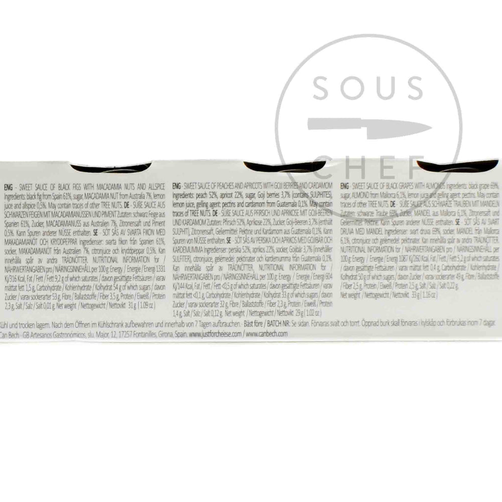 Cheese Pairing Condiments Selection, 5x30g | Buy online UK – Sous Chef UK