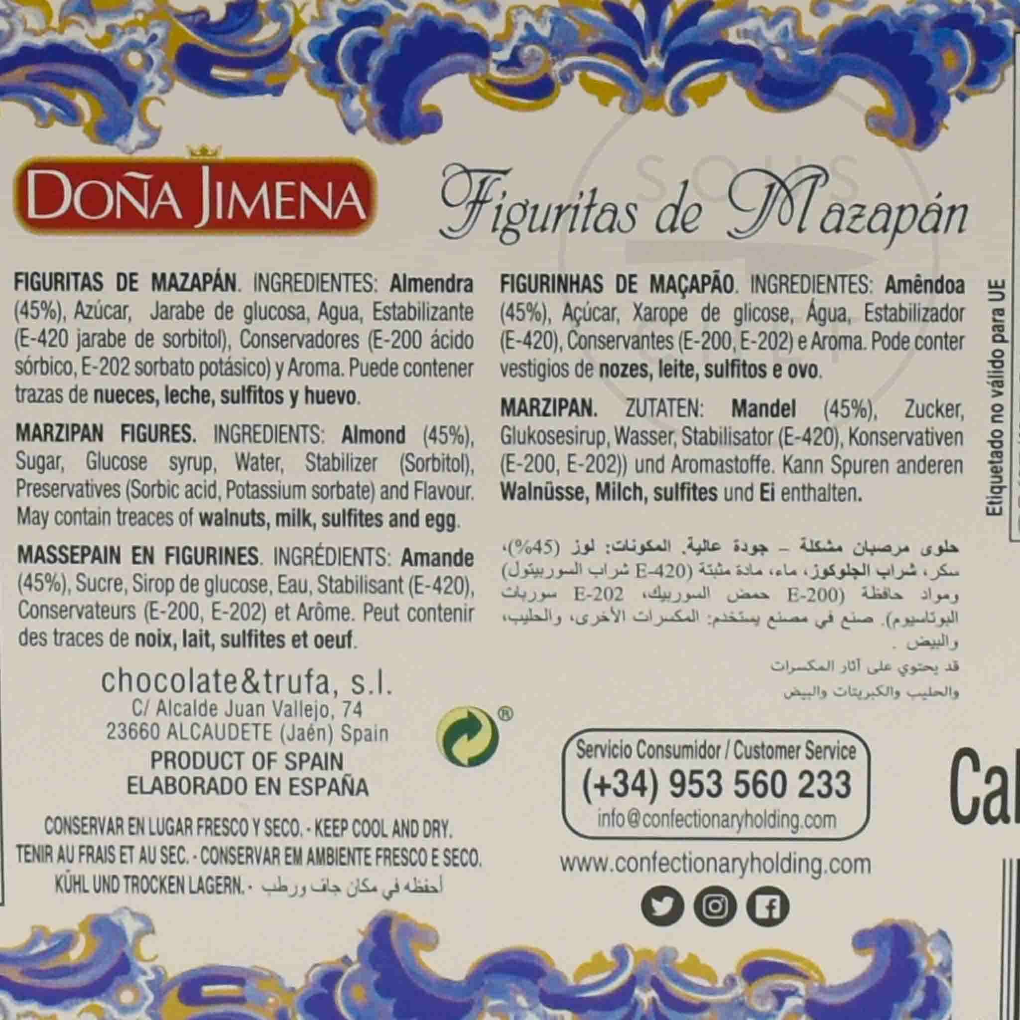 Dona Jimena Marzipan Bites, 100g