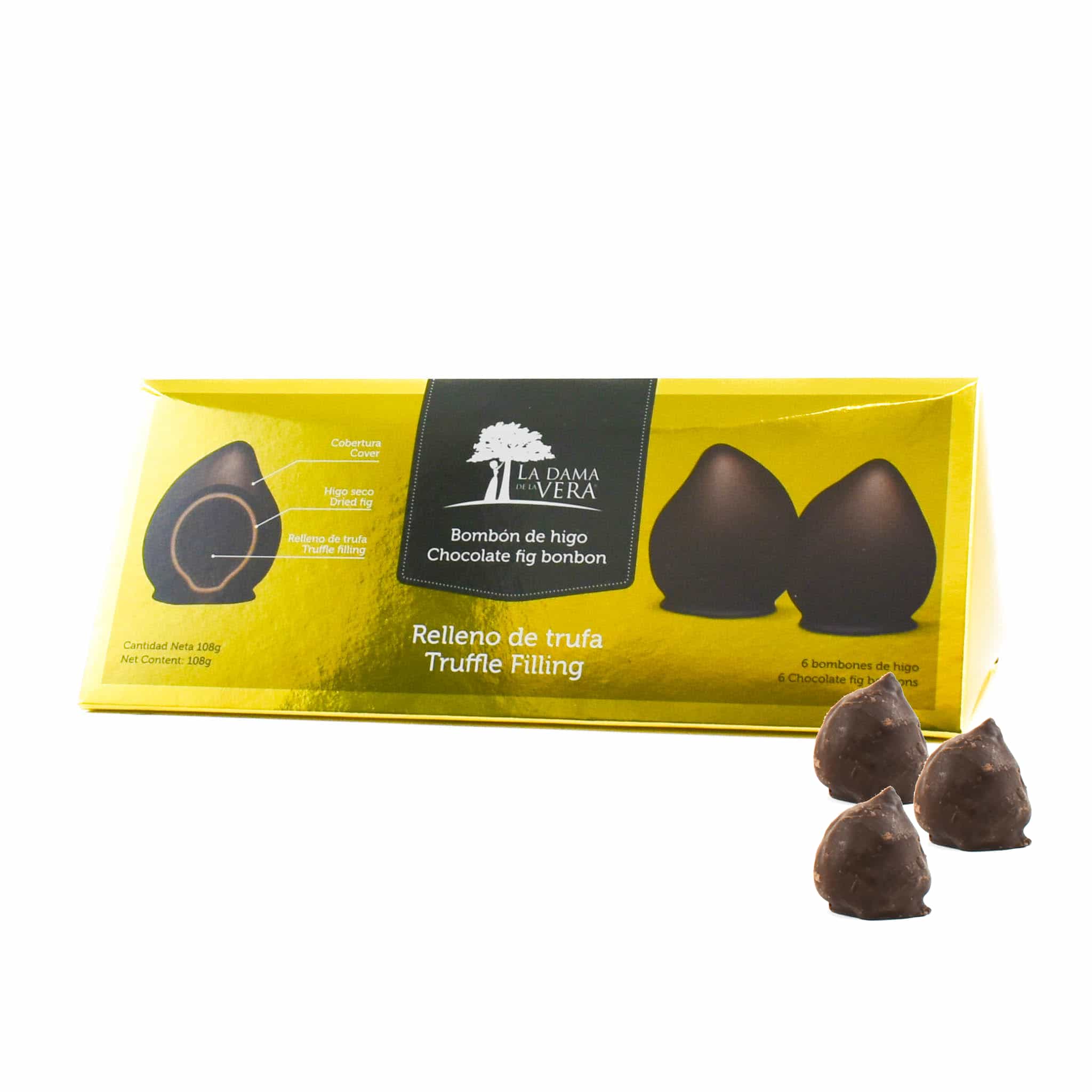 Chocolate Filled Fig Bonbons, 108g