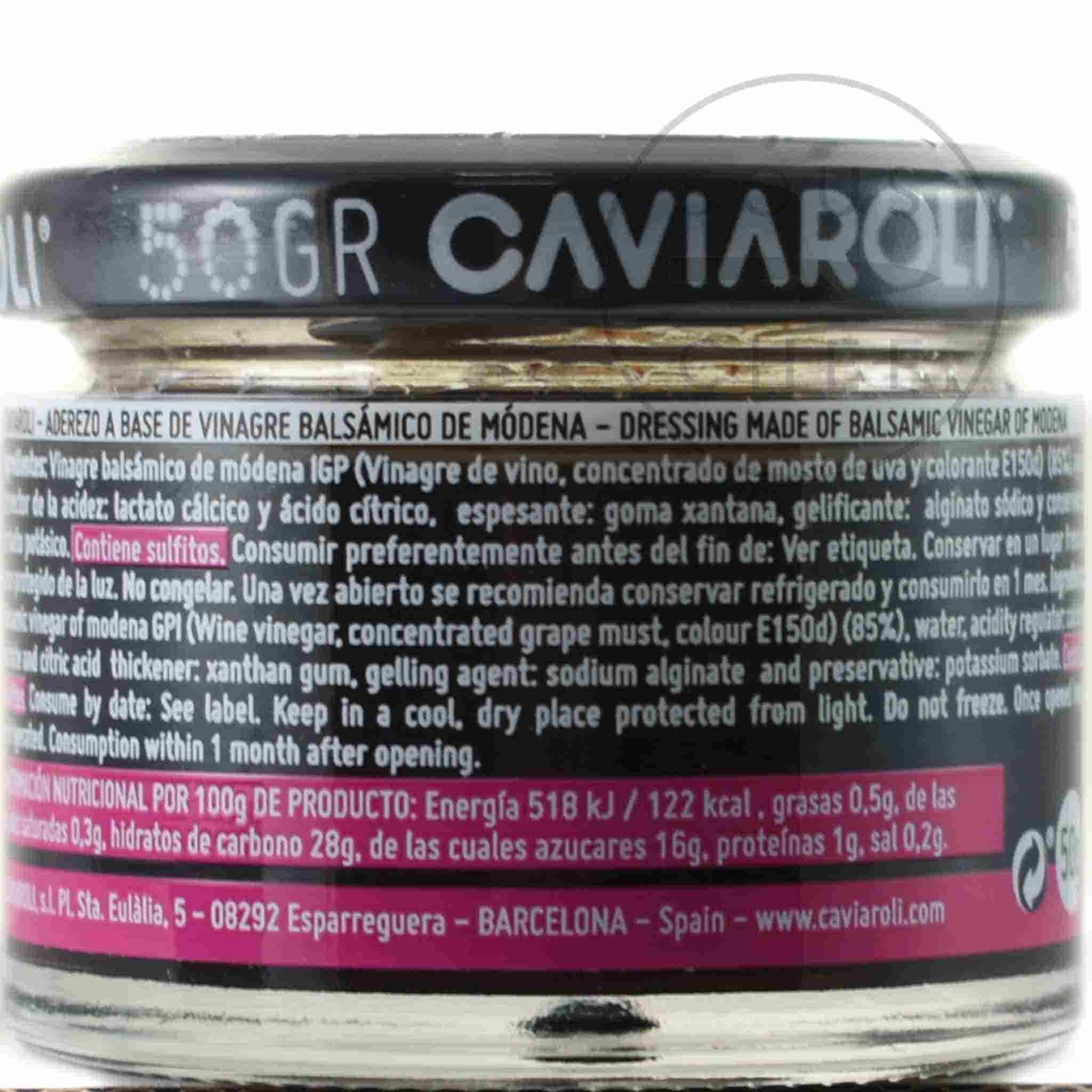 Caviaroli Balsamic Vinegar Pearls, IGP Modena, 50g