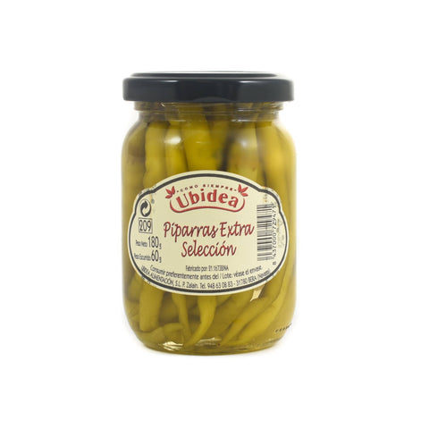 Ubidea Piparras Navarra Chilli Peppers, 180g