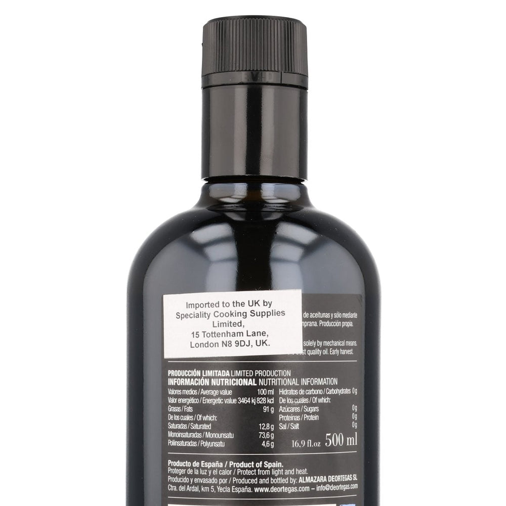 DeOrtegas Sexta Esencia Extra Virgin Organic Olive Oil in Gift Box, 500ml