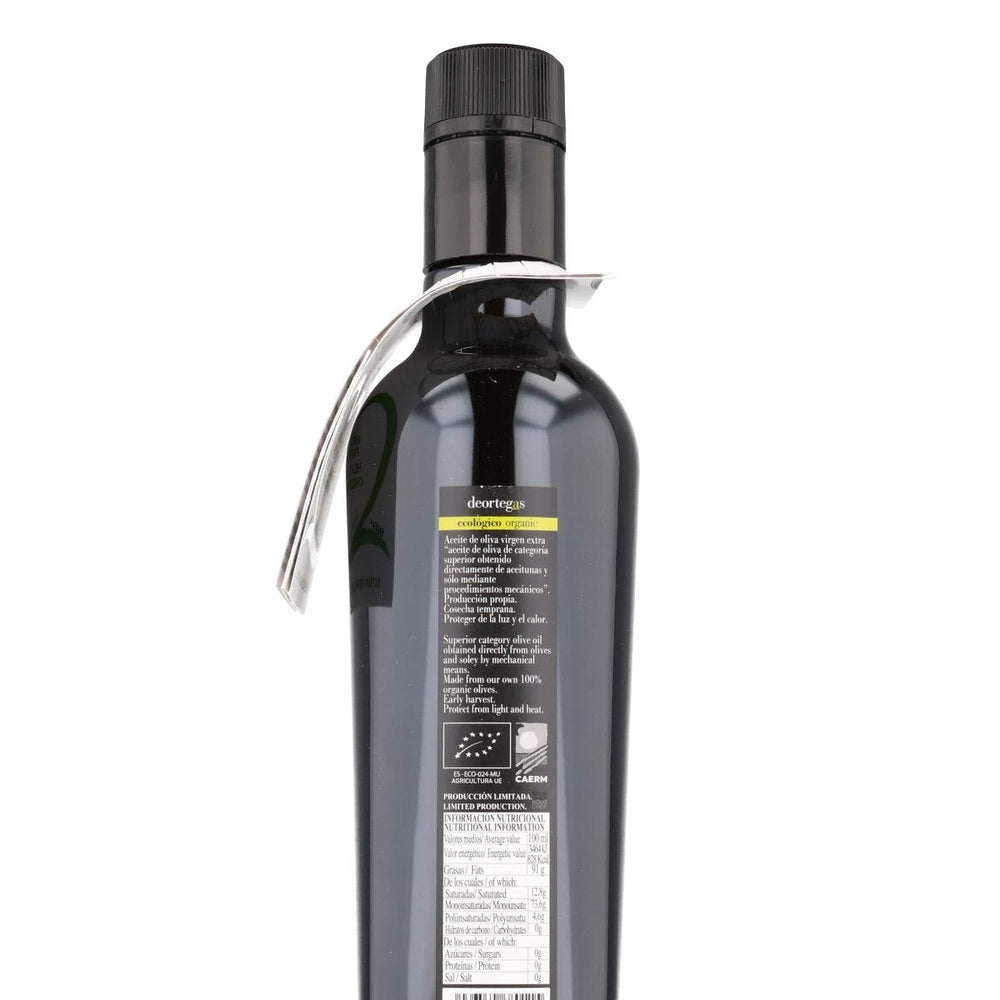 DeOrtegas Cornicabra Extra Virgin Organic Olive Oil, 500ml