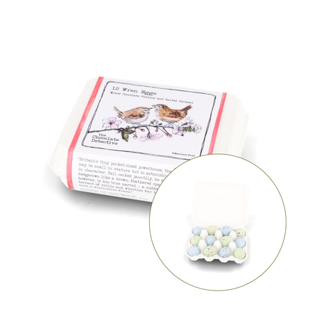 The Chocolate Detective 12 Wren Eggs, 150g