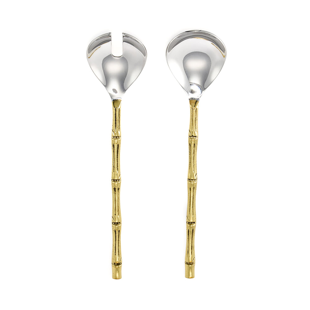 Doing Goods Set of 2 Bodhi Bamboo Salad Server in Giftbox