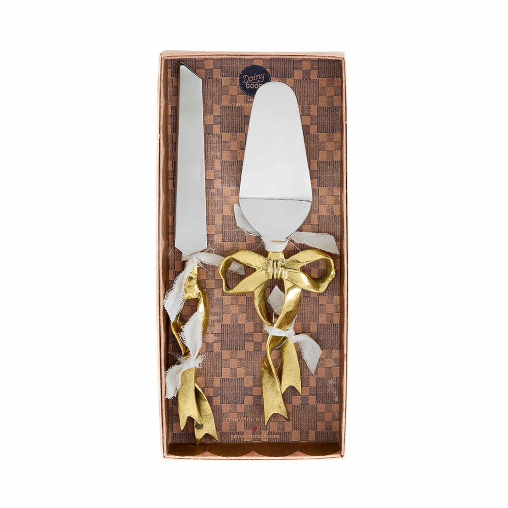 Doing Goods Set of 2 Riley Ribbon Cake Set