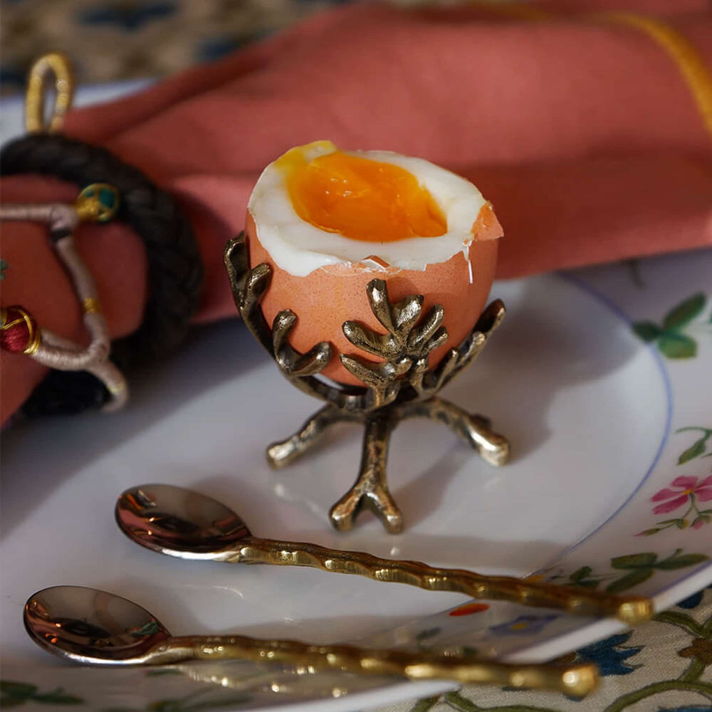 Doing Goods Set of 2 Marie Coral Egg Cups Set in Giftbox