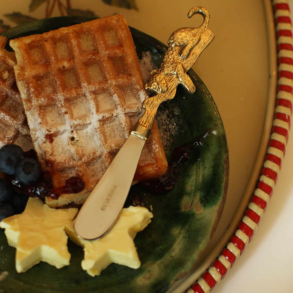 Doing Goods Jenna Leopard Butter Knife