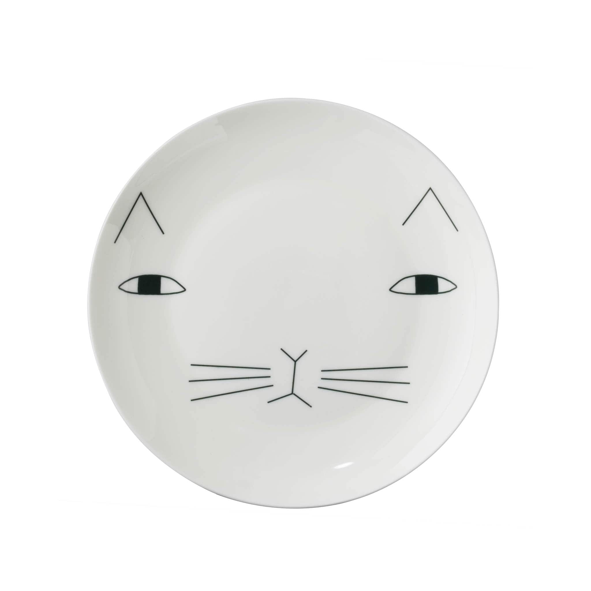 Donna Wilson Mog Cat Plate, 21cm