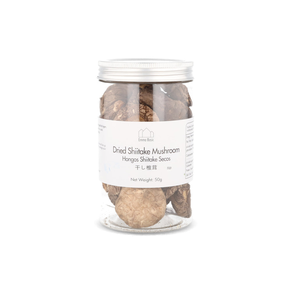 Emma Basic Dried Shiitake Mushrooms, 50g