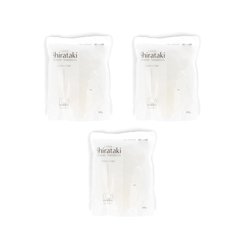 3x Emma Basic Shirataki Konjac Noodles, 200g