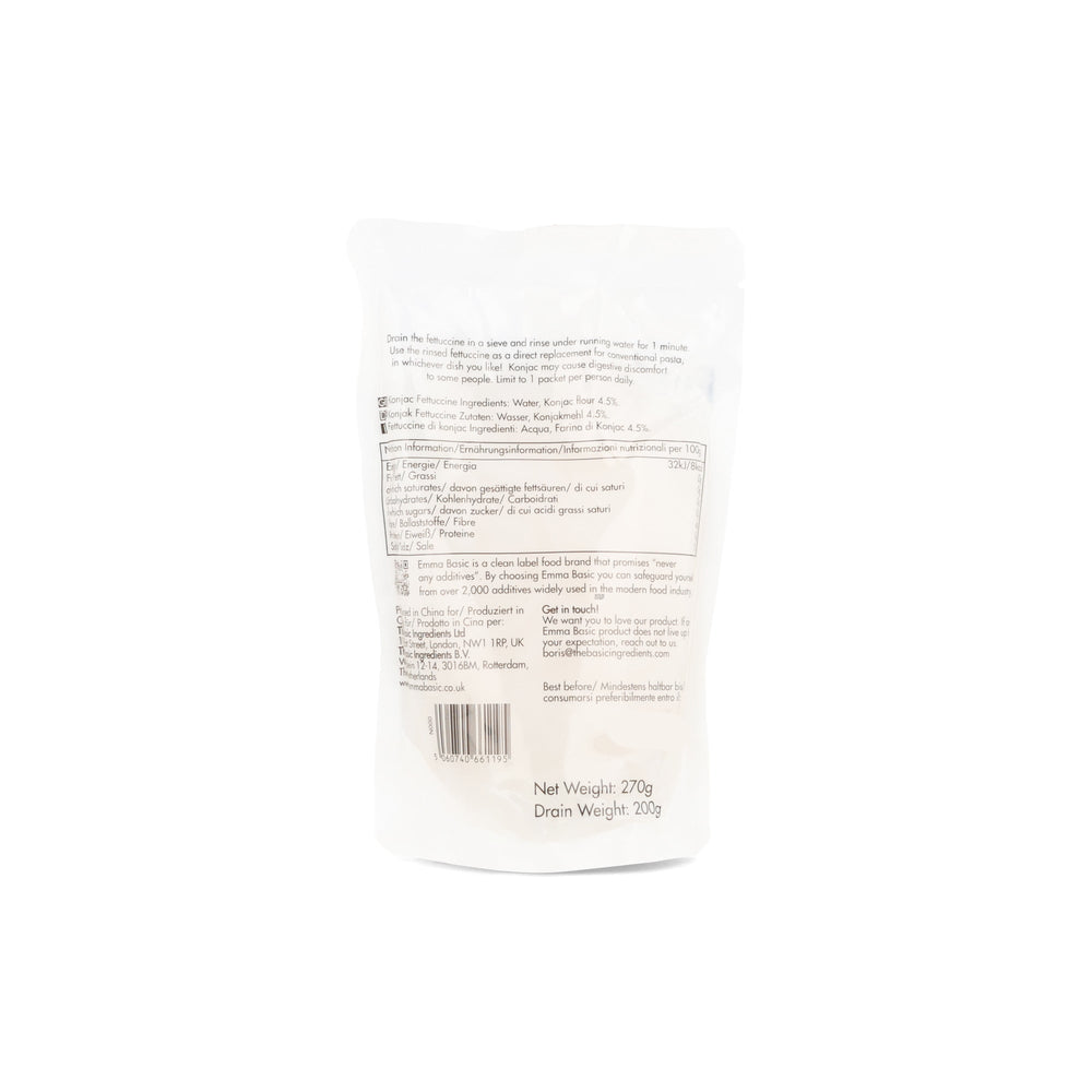 3x Emma Basic Konjac Fettuccine, 200g