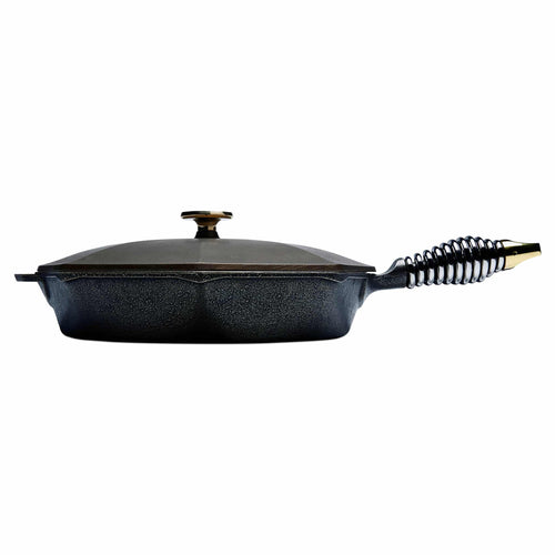 Finex Cast Iron Skillet with Lid, 30cm (12inch)